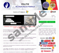 POLITIE Belgique Police Fédérale Virus