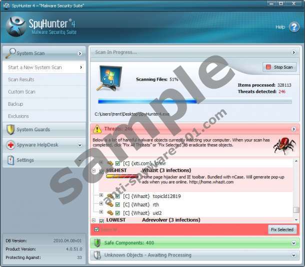 spyhunter 4 database update download