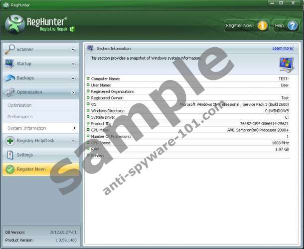reghunter registry repair free download