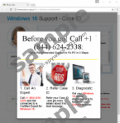 Windows 7 Support - Case ID Fake Tech Support